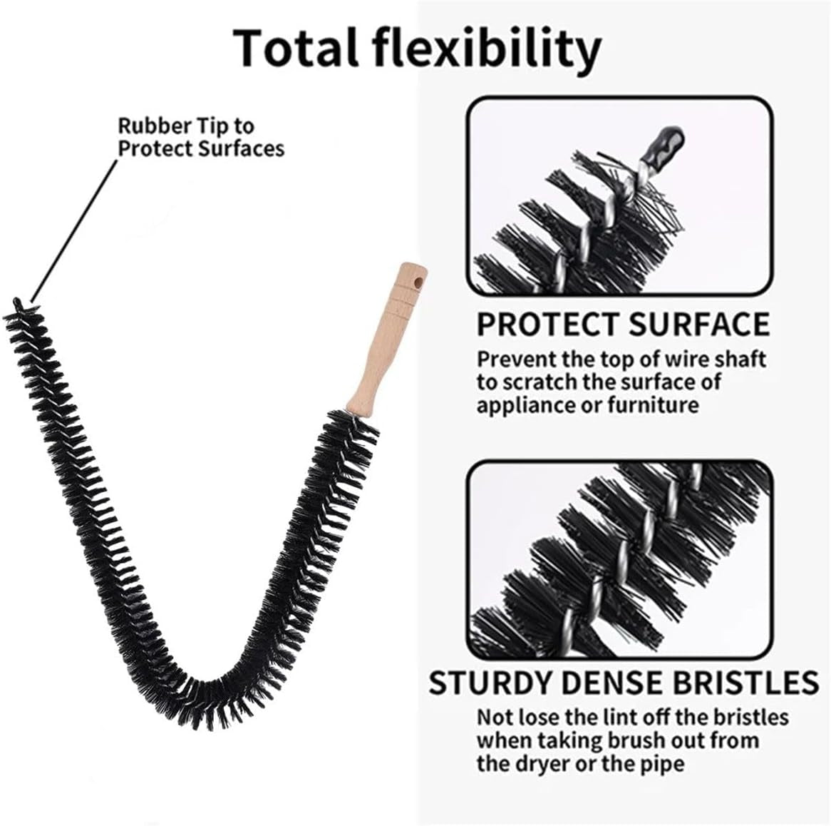 Heizkörperbürste Heizungsbürste Lang Heizkörper Reinigungsbürste Bürste Für Optimale Reinigung Der Heizung (70 Cm)